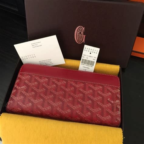 goyard wallet long|authentic goyard wallet.